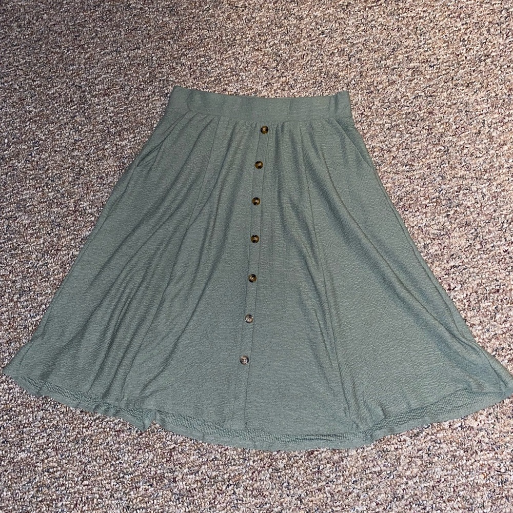 Torrid olive midi skirt Size 00